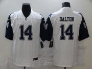 Wholesale Cheap Men's Dallas Cowboys #14 Andy Dalton White 2016 Color Rush Stitched NFL Nike Limited Jersey