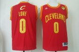 Wholesale Cheap Men's Cleveland Cavaliers #0 Kevin Love 2017 The NBA Finals Patch Red Swingman Jersey