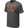 Wholesale Cheap Tampa Bay Buccaneers Sideline Legend Authentic Logo Dri-FIT Nike NFL T-Shirt Crow Grey
