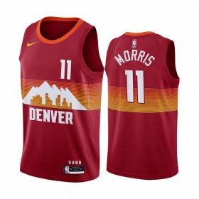 Wholesale Cheap Nike Nuggets #11 Monte Morris Red NBA Swingman 2020-21 City Edition Jersey