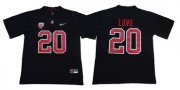 Wholesale Cheap Stanford Cardinal 20 Bryce Love Blackout College Football Jersey