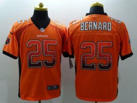 Wholesale Cheap Nike Bengals #25 Giovani Bernard Orange Alternate Men\'s Stitched NFL Elite Drift Fashion Jersey