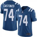 Wholesale Cheap Nike Colts #74 Anthony Castonzo Royal Blue Team Color Men's Stitched NFL Vapor Untouchable Limited Jersey