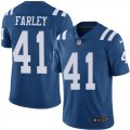 Wholesale Cheap Nike Colts #41 Matthias Farley Royal Blue Youth Stitched NFL Limited Rush Jersey