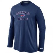 Wholesale Cheap Nike Buffalo Bills Heart & Soul Long Sleeve T-Shirt Dark Blue