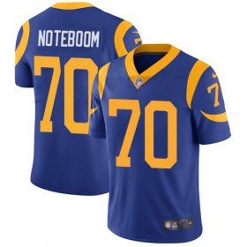 Wholesale Cheap Nike Rams #70 Joseph Noteboom Royal Blue Alternate Men\'s Stitched NFL Vapor Untouchable Limited Jersey