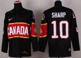 Wholesale Cheap Olympic 2014 CA. #10 Patrick Sharp Black Stitched NHL Jersey