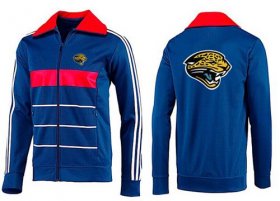 Wholesale Cheap NFL Jacksonville Jaguars Team Logo Jacket Blue_2