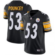 Wholesale Cheap Nike Steelers #53 Maurkice Pouncey Black Team Color Men's Stitched NFL Vapor Untouchable Limited Jersey
