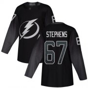 Cheap Adidas Lightning #67 Mitchell Stephens Black Alternate Authentic Stitched NHL Jersey