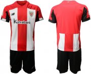 Wholesale Cheap Athletic Bilbao Blank Home Soccer Club Jersey