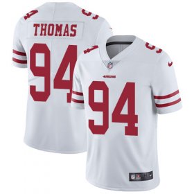 Wholesale Cheap Nike 49ers #94 Solomon Thomas White Men\'s Stitched NFL Vapor Untouchable Limited Jersey