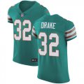 Wholesale Cheap Nike Dolphins #32 Kenyan Drake Aqua Green Alternate Men's Stitched NFL Vapor Untouchable Elite Jersey