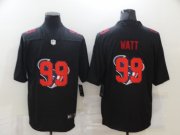 Wholesale Cheap Men's Houston Texans #99 J.J. Watt Black 2020 Shadow Logo Vapor Untouchable Stitched NFL Nike Limited Jersey