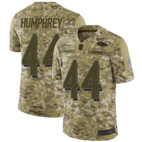 Wholesale Cheap Nike Ravens #44 Marlon Humphrey Camo Men\'s Stitched NFL Limited 2018 Salute To Service Jersey