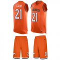 Wholesale Cheap Nike Broncos #21 Aqib Talib Orange Team Color Men's Stitched NFL Limited Tank Top Suit Jersey