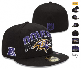 Wholesale Cheap Baltimore Ravens fitted hats 08