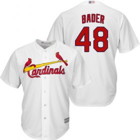 Wholesale Cheap Cardinals #48 Harrison Bader White Cool Base Stitched Youth MLB Jersey