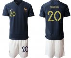 Wholesale Cheap France #20 Thauvin Home Soccer Country Jersey