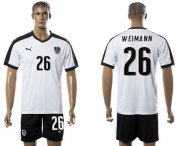 Wholesale Cheap Austria #26 Weimann White Away Soccer Country Jersey