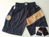 Wholesale Cheap Men's Toronto Raptors Black Nike Swingman Shorts