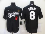 Wholesale Cheap Men's Los Angeles Dodgers #8 Kobe Bryant Black 2020 Nike KB Cool Base Jersey