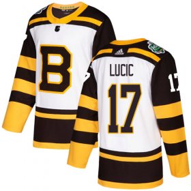 Wholesale Cheap Adidas Bruins #17 Milan Lucic White Authentic 2019 Winter Classic Stitched NHL Jersey