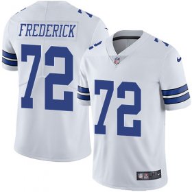 Wholesale Cheap Nike Cowboys #72 Travis Frederick White Men\'s Stitched NFL Vapor Untouchable Limited Jersey