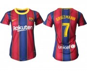 Wholesale Cheap Women 2020-2021 Barcelona home aaa version 7 red Soccer Jerseys