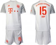 Wholesale Cheap Men 2020-2021 club Bayern Munchen away 15 white Soccer Jerseys