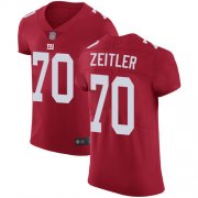 Wholesale Cheap Nike Giants #70 Kevin Zeitler Red Alternate Men's Stitched NFL Vapor Untouchable Elite Jersey