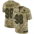 Wholesale Cheap Nike Bengals #98 D.J. Reader Camo Men's Stitched NFL Limited 2018 Salute To Service Jersey