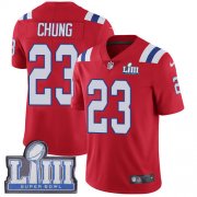 Wholesale Cheap Nike Patriots #23 Patrick Chung Red Alternate Super Bowl LIII Bound Youth Stitched NFL Vapor Untouchable Limited Jersey
