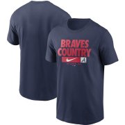 Wholesale Cheap Atlanta Braves Nike Local Nickname T-Shirt Navy
