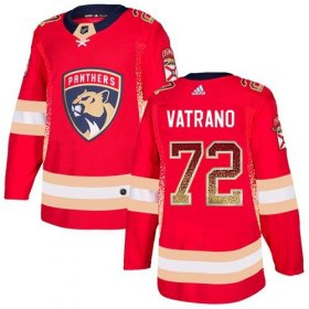 Wholesale Cheap Adidas Panthers #72 Frank Vatrano Red Home Authentic Drift Fashion Stitched NHL Jersey