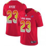 Wholesale Cheap Nike Bills #23 Micah Hyde Red Men's Stitched NFL Limited AFC 2018 Pro Bowl Jersey