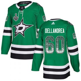 Wholesale Cheap Adidas Stars #60 Ty Dellandrea Green Home Authentic Drift Fashion 2020 Stanley Cup Final Stitched NHL Jersey