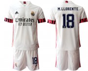 Wholesale Cheap Men 2020-2021 club Real Madrid home 18 white Soccer Jerseys1