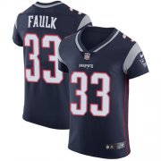 Wholesale Cheap Nike Patriots #33 Kevin Faulk Navy Blue Team Color Men's Stitched NFL Vapor Untouchable Elite Jersey