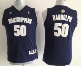 Cheap Memphis Grizzlies #50 Zach Randolph Navy Blue Kids Jersey
