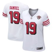 Women San Francisco 49ers #19 Deebo Samuel White Vapor Untouchable Limited Jersey