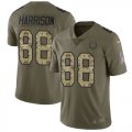 Wholesale Cheap Nike Colts #88 Marvin Harrison Olive/Camo Youth Stitched NFL Limited 2017 Salute to Service Jersey