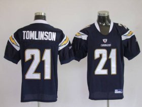 Wholesale Cheap Chargers LaDainian Tomlinson #21 Stitched Dark Blue NFL Jersey