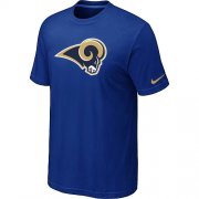Wholesale Cheap Nike Los Angeles Rams Sideline Legend Authentic Logo Dri-FIT NFL T-Shirt Blue