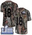 Wholesale Cheap Nike Rams #18 Cooper Kupp Camo Super Bowl LIII Bound Youth Stitched NFL Limited Rush Realtree Jersey