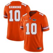 Wholesale Cheap Florida Gators Orange #10 Josh Hammond Football Player Performance Jersey