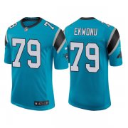 Wholesale Cheap Men's Carolina Panthers #79 Ikem Ekwonu 2022 Blue Stitched Jersey