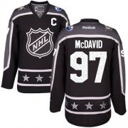 Wholesale Cheap Oilers #97 Connor McDavid Black 2017 All-Star Pacific Division Stitched NHL Jersey
