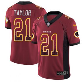 Wholesale Cheap Nike Redskins #21 Sean Taylor Burgundy Red Team Color Men\'s Stitched NFL Limited Rush Drift Fashion Jersey