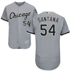 Wholesale Cheap White Sox #54 Ervin Santana Grey Flexbase Authentic Collection Stitched MLB Jersey